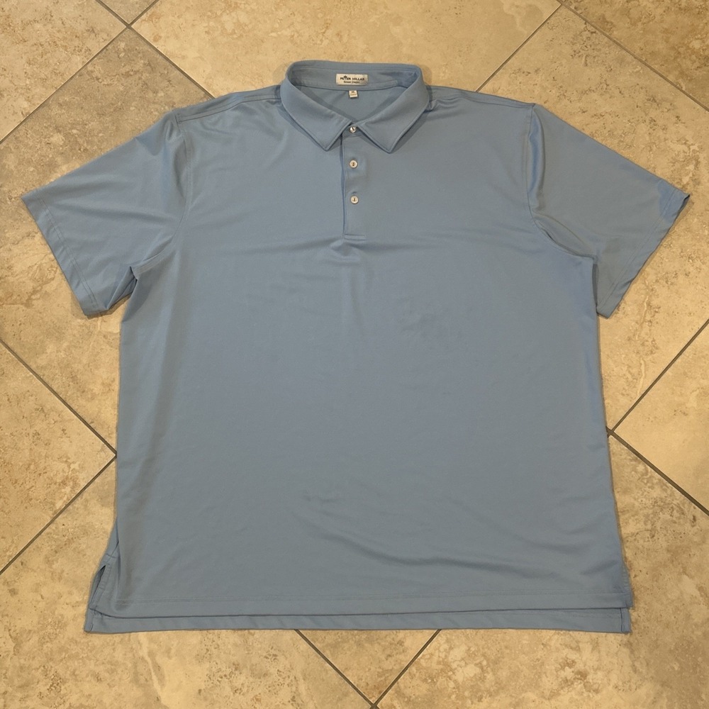Peter Millar Solid Performance Jersey Polo Men 2x… - image 2